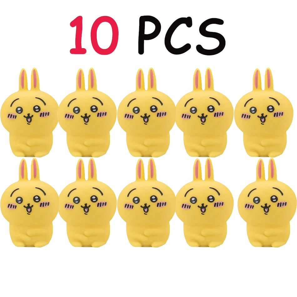 Chiikawa Anime LED Night Light Hachiware Usagi Rabbit Lamp Bedroom Desktop Decor Birthday Gift for Children Best Gift Toy