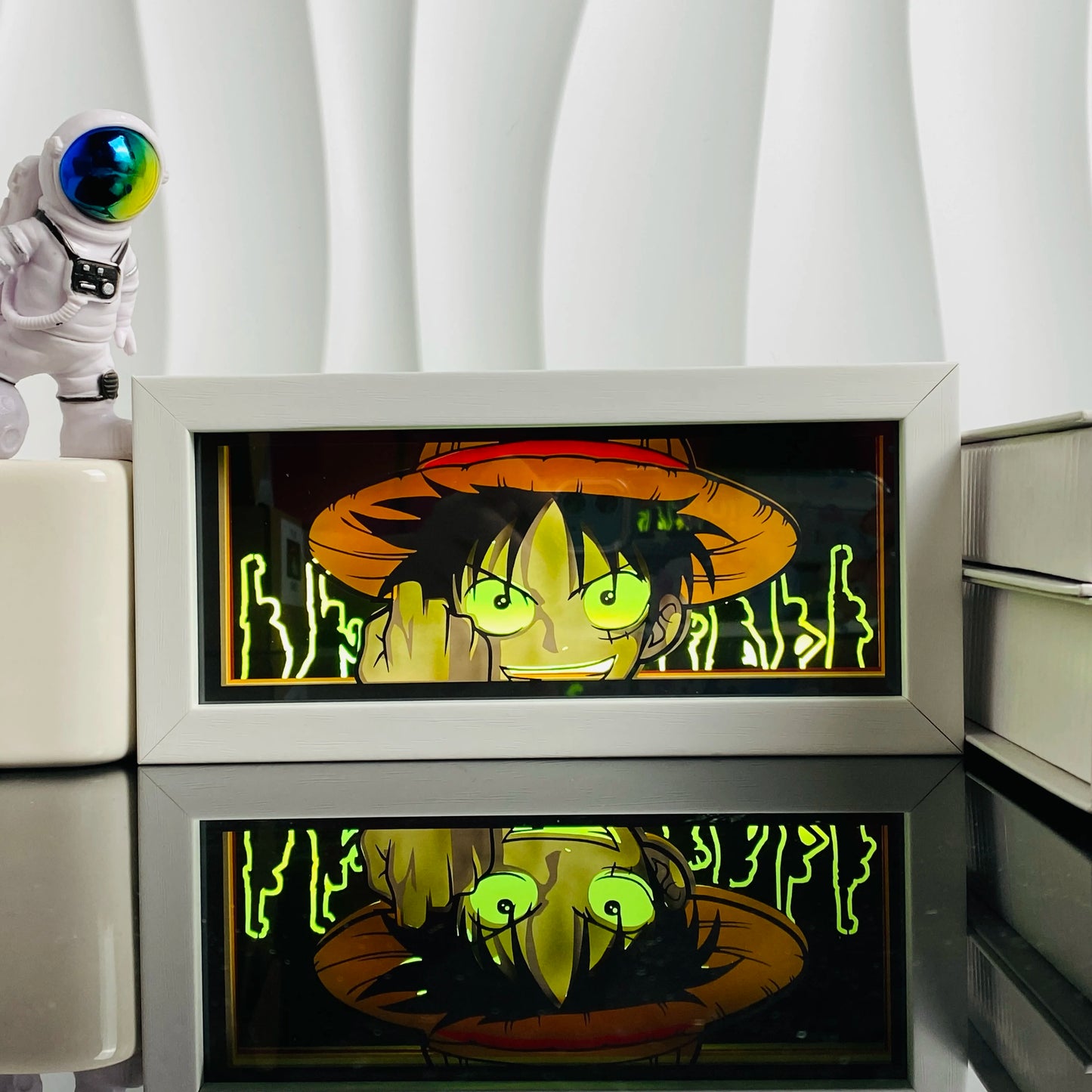 3D Anime Light Box Led Paper Carving Bedroom Decor Night Lamp Cartoon Manga Shadow Glowing Lightbox Table Lamp for Friend Gifts