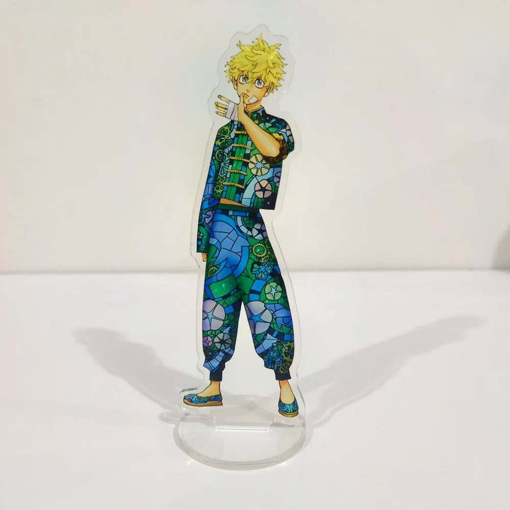 Anime Tokyo Revengers Figure Cosplay Acrylic Stand Ran Rindo Haitani Original Doujin Model Plate Keychain Neuvillette Bts Rings