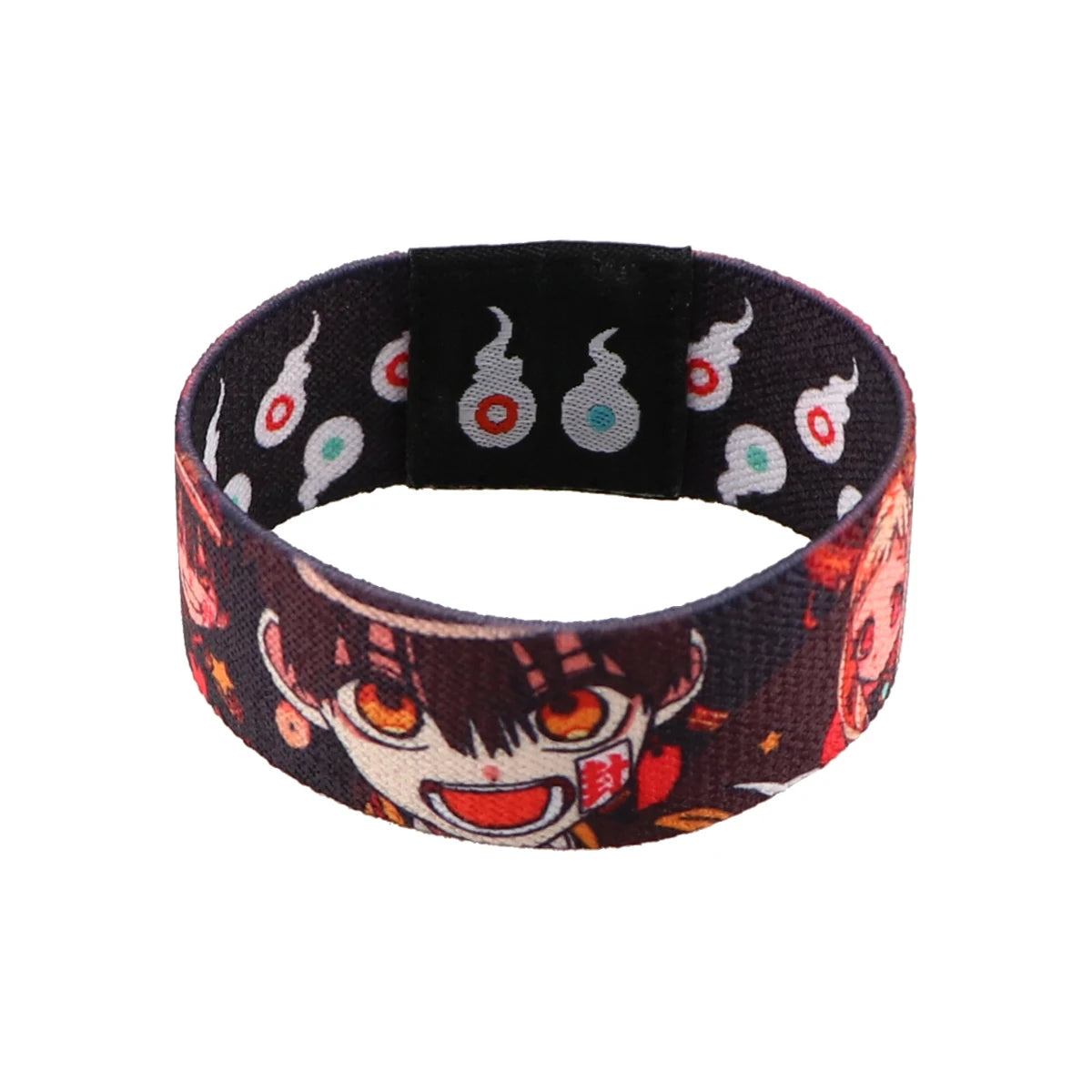 Anime Stretch Wristband Bracelet Cool Men Women Wide Band Bangles Fashion Armband Accessories