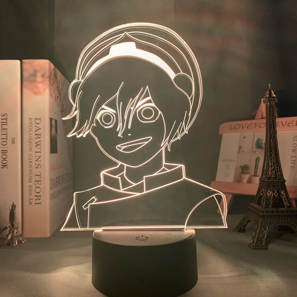 Anime Avatar The Last Airbender 3D LED Lamp Aang Zuko Iroh Toph Beifong Suki Figure Nightlight for Kids Child Bedroom Decor