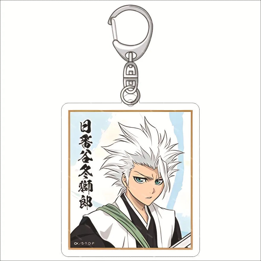 Anime BLEACH Acrylic Keychain Accessories Cartoon Character Cute Charm Bag Pendant Toys Friend Gift