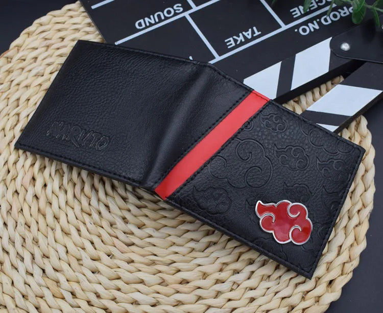 Naruto Anime Foldable Wallet Women Men Children Bank ID Card Holder Card Clip Bag Cartoons Cosplay Clutch Wallets Birthday Gifts