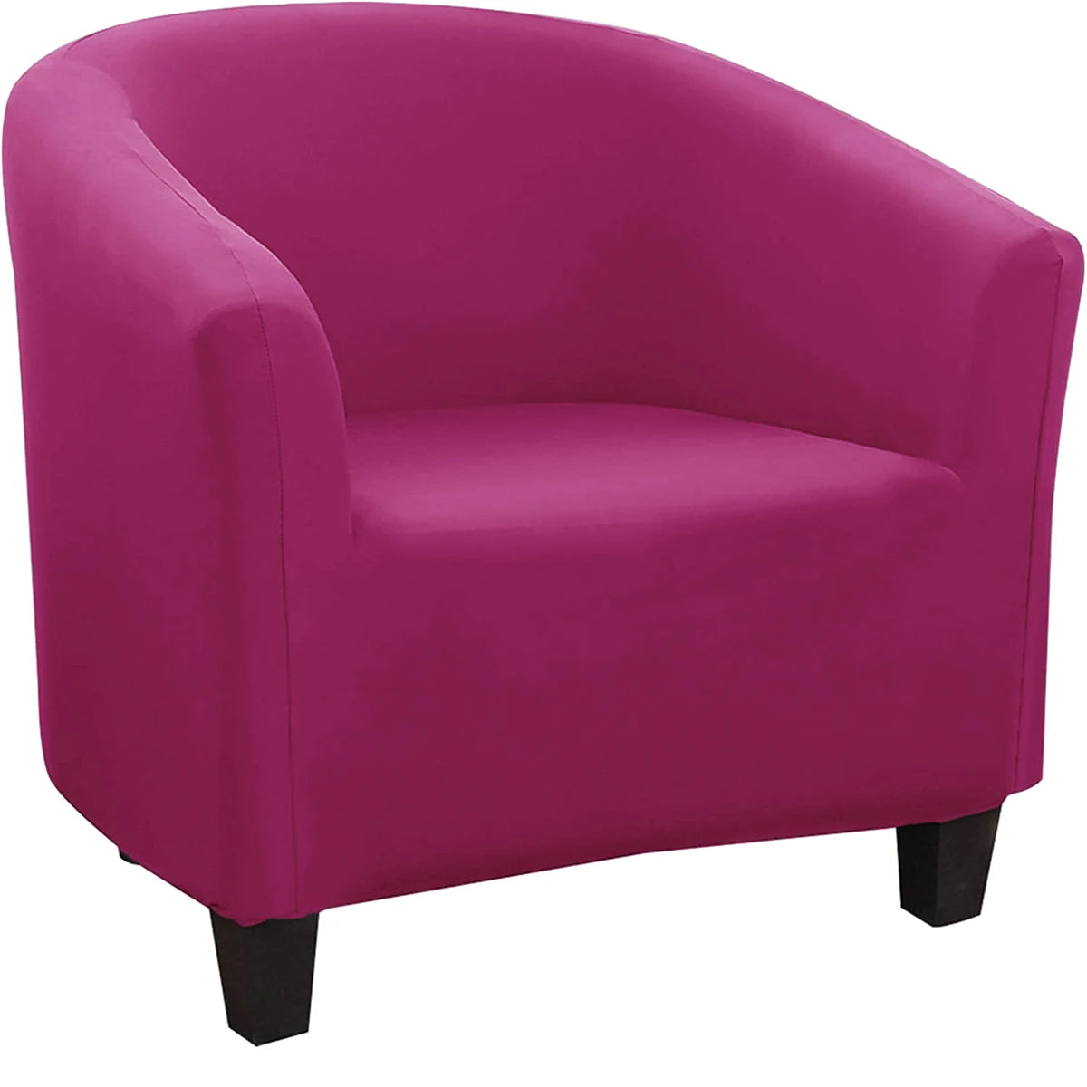 Stretch Club Chair Slipcover Spandex Barrel Chair Covers Printed Tub Living Room Armchair Covers Furniture Protector Sofa Cover