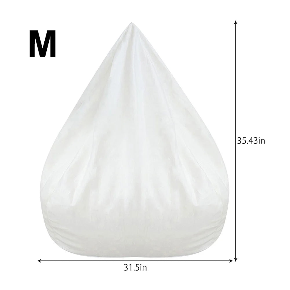 1/2pc Sofas Cover Removable Lazy Sofa Inner Liner Anti-fouling Replacement Bean Bag Inner Liner Bean Chair Bean Bag No Padding