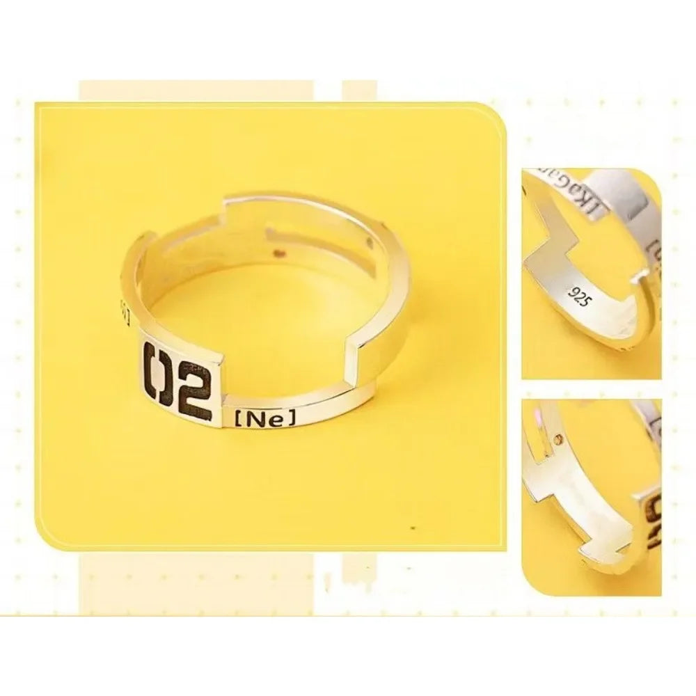 New Kagamine Rin Ring Piapro Characters Anime Peripheral Originality Exquisite Personalized 925 Silver Jewelry Holiday Gift