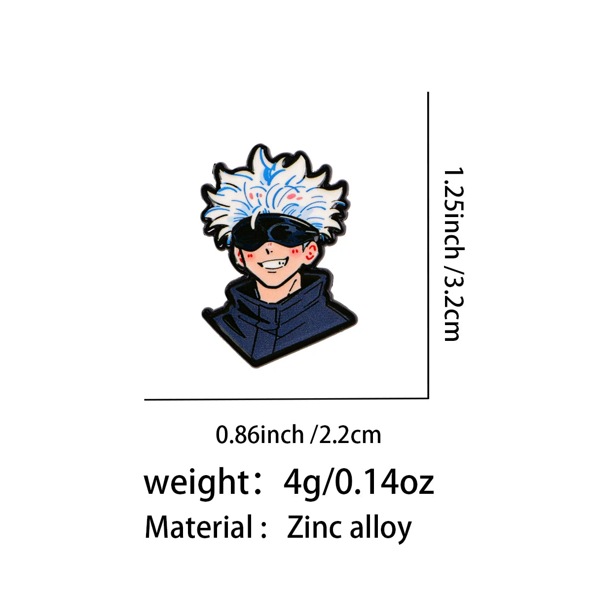 Popular Anime Cool Enamel Pin Cartoon Brooch Clothes Backpack Lapel Badges For Friends Fashion Jewelry COSPLAY Accessories Gifts