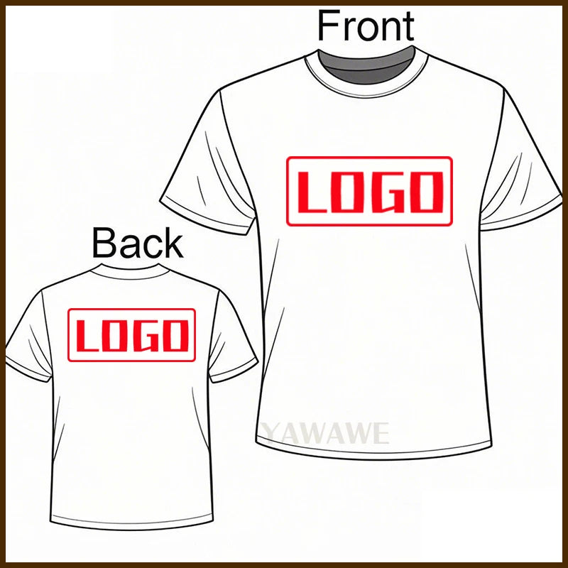 For man Text here Fashionable summer t shirt Custom Design Here Short Sleeve Daily Wear Tailor-made Oneck Rock tees Personalized