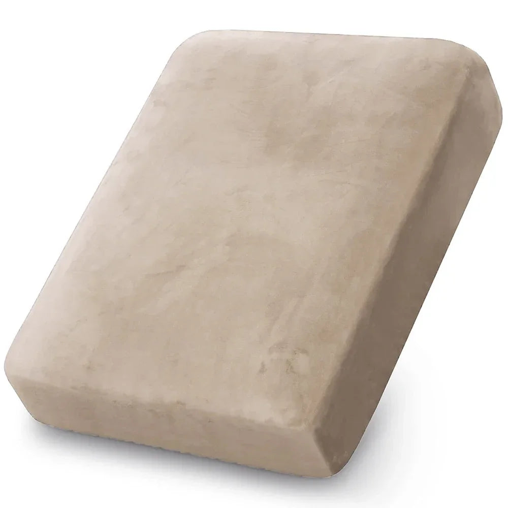 Velvet Sofa Cushion Covers for Living Room Plush Sofa Seat Cover Soft Stretch Sofas Couch Slipcover Furniture Protector