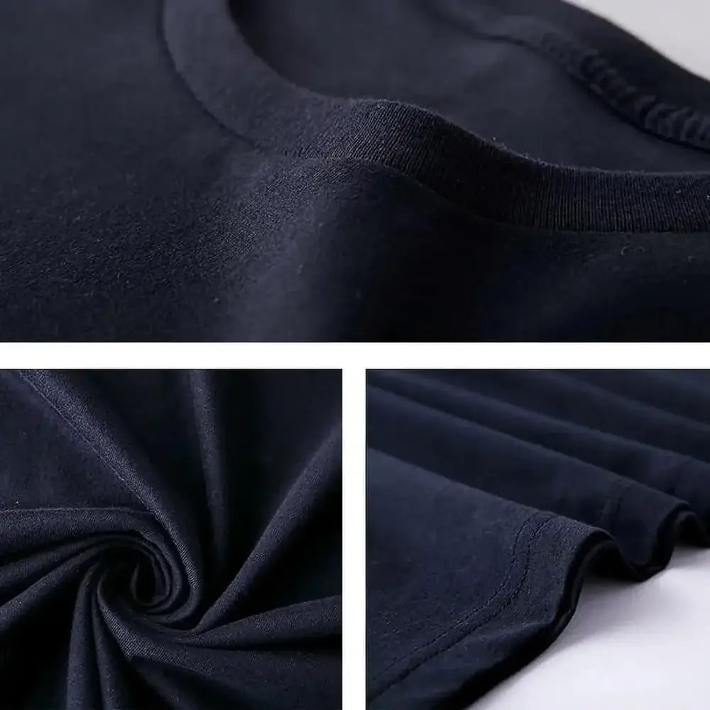 Black clover magna y luck black cotton t-shirt with soft smooth texture and ribbed neckline in all sizes