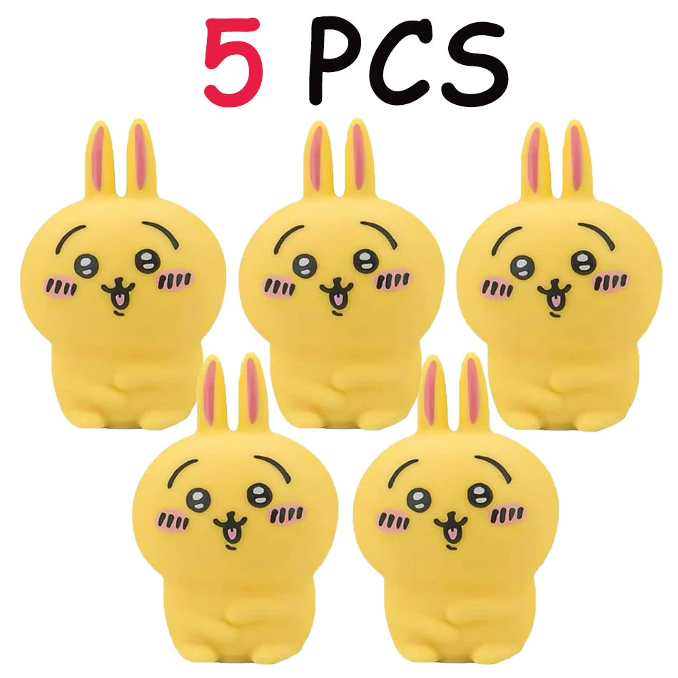 Chiikawa Anime LED Night Light  Hachiware  Usagi Rabbit Lamp Bedroom Desktop Decor Birthday Gift for Children Best Gift Toy