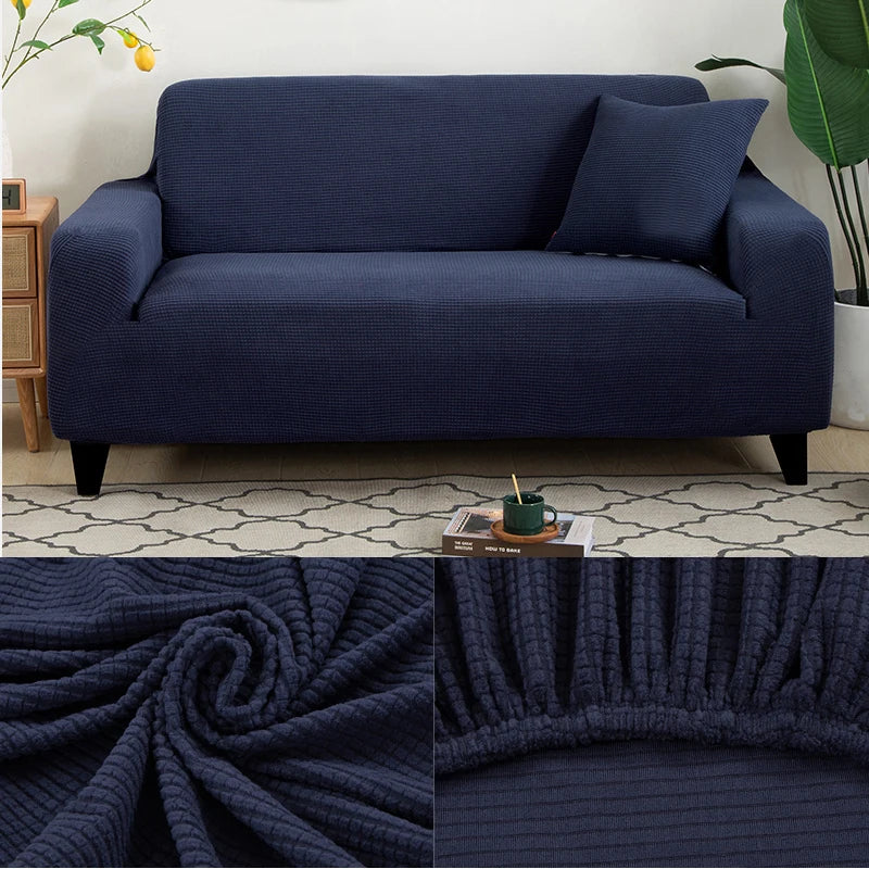 thick sofa protector Jacquard solid printed sofa covers for living room couch cover corner sofa slipcover L shape