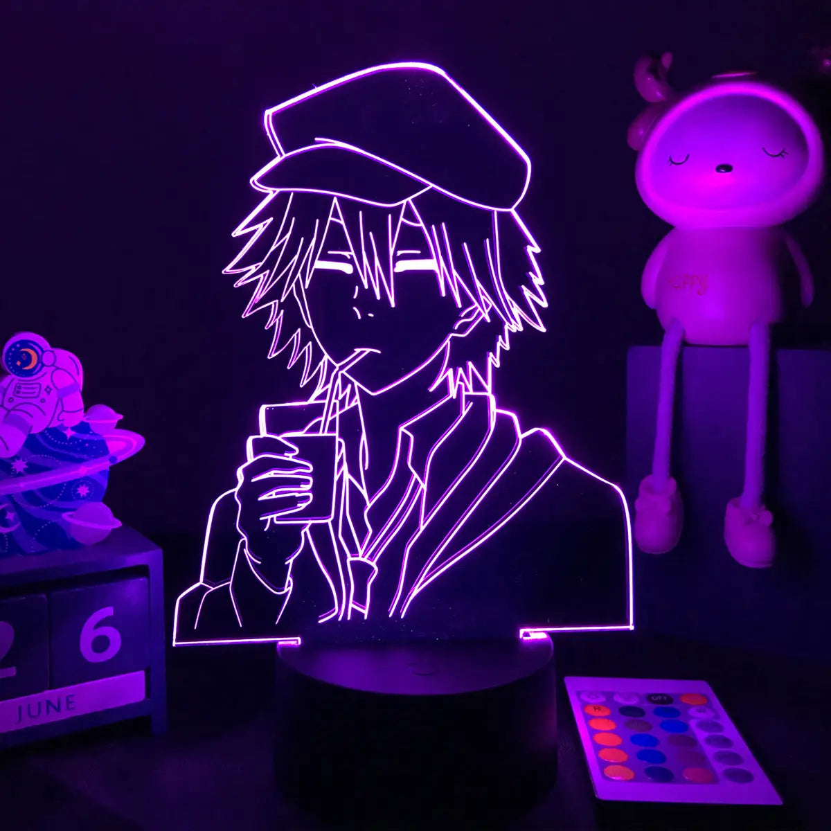 Bungo Stray Dogs Ranpo LED Night Light – 3D Acrylic