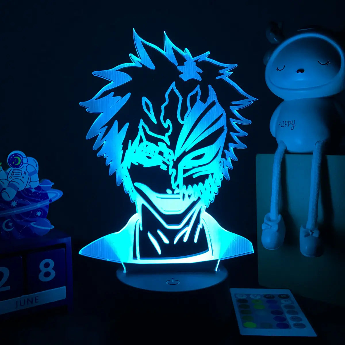 Bleach Ichigo Kurosaki LED Night Light – 3D Acrylic