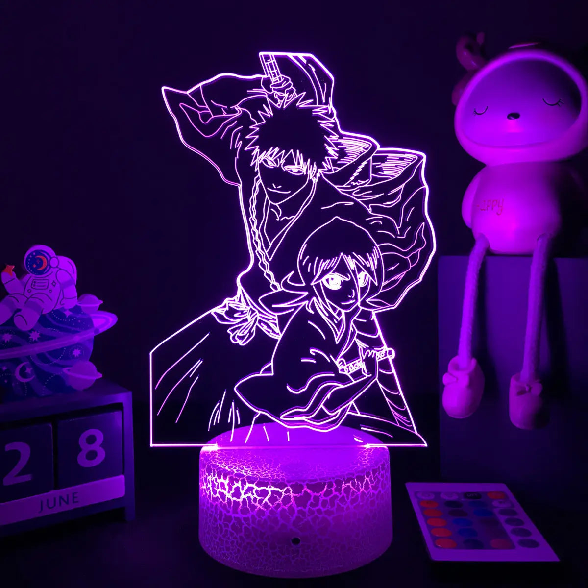 Bleach Ichigo Kurosaki LED Night Light – 3D Acrylic