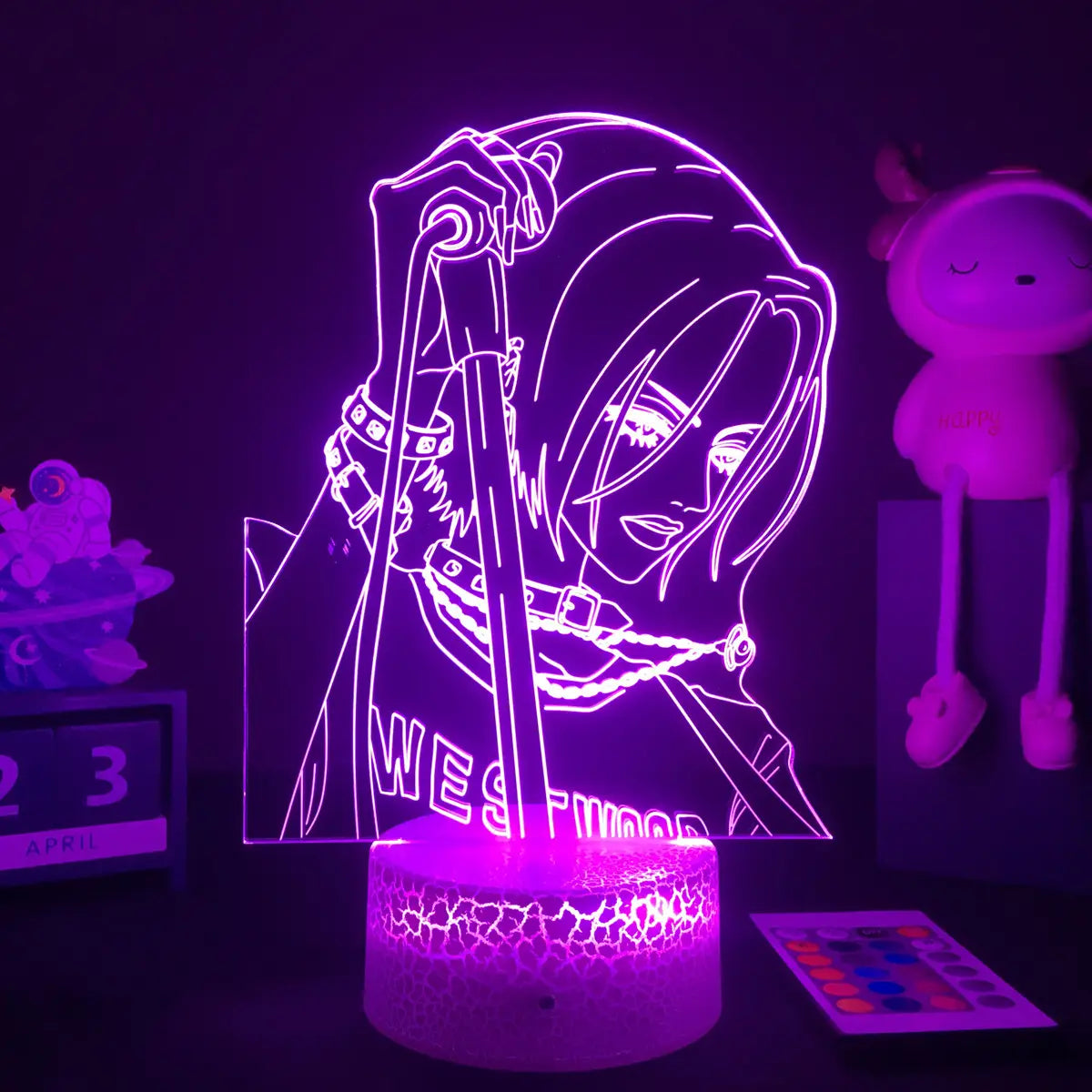 Nana Osaki 3D LED Night Light – Anime Decor