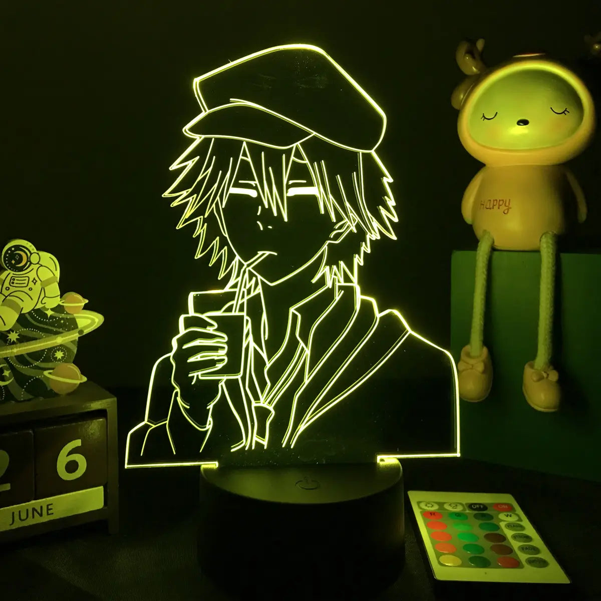 Bungo Stray Dogs Ranpo LED Night Light – 3D Acrylic