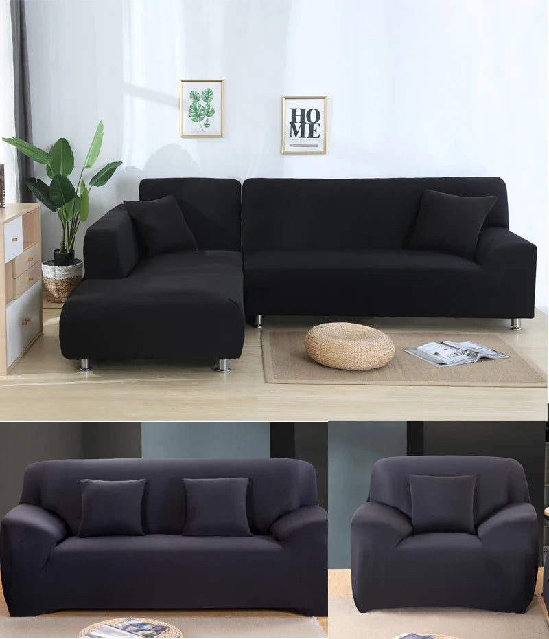 solid corner sofa covers couch slipcovers elastica material sofa skin protector for pets chaselong cover L shape sofa armchair