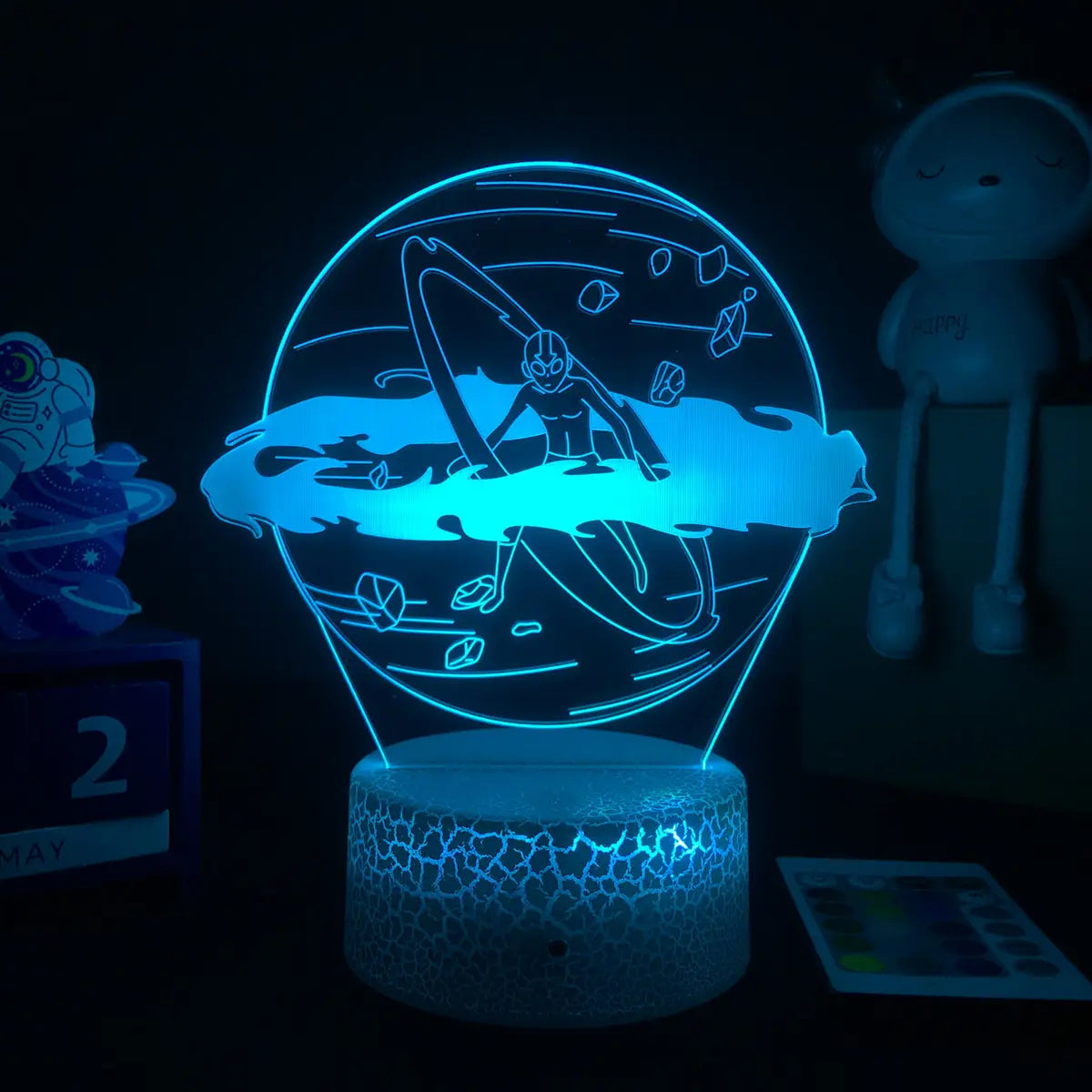 Avatar The Last Airbender Aang LED Night Light – 3D Acrylic