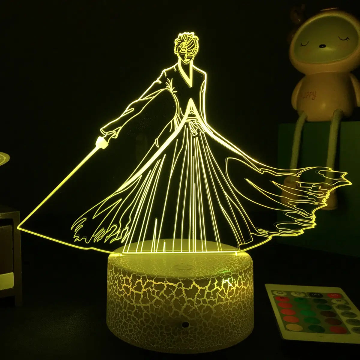 Bleach Ichigo Kurosaki LED Night Light – 3D Acrylic