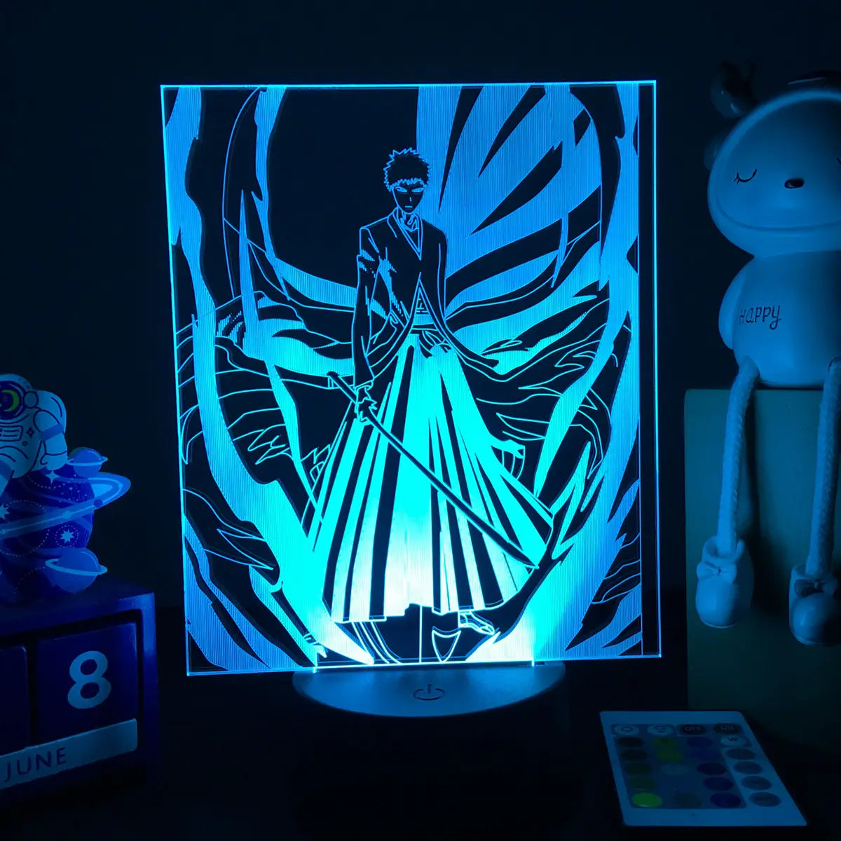 Bleach Ichigo Kurosaki LED Night Light – 3D Acrylic