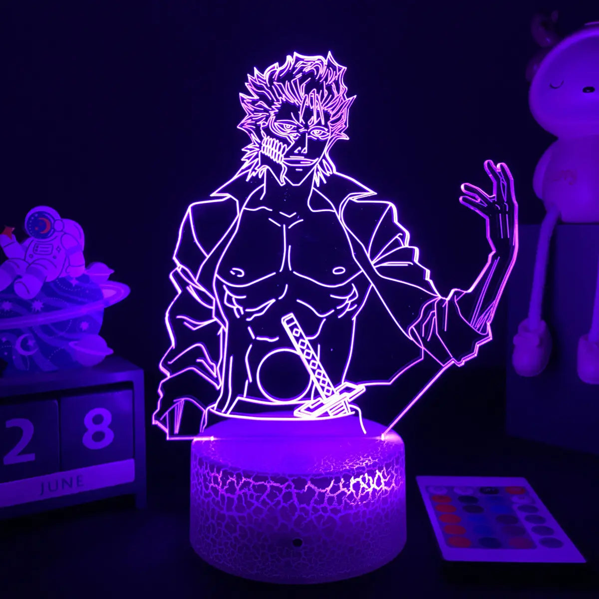 Bleach Ichigo Kurosaki LED Night Light – 3D Acrylic
