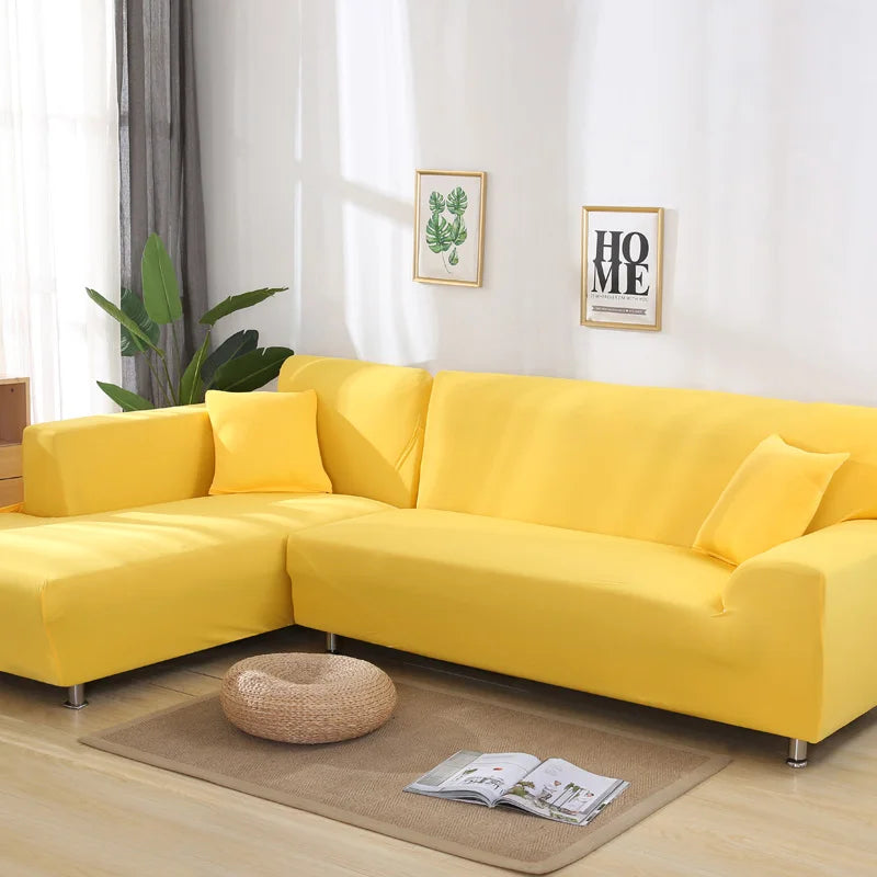 solid corner sofa covers couch slipcovers elastica material sofa skin protector for pets chaselong cover L shape sofa armchair