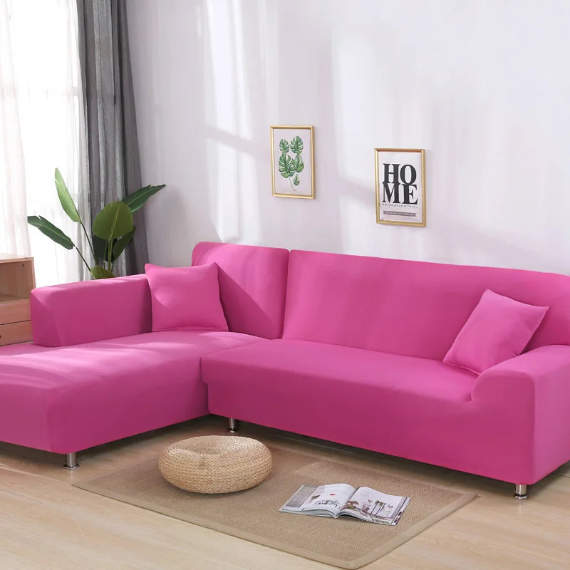 solid corner sofa covers couch slipcovers elastica material sofa skin protector for pets chaselong cover L shape sofa armchair