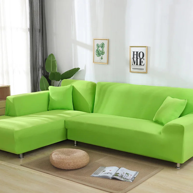 solid corner sofa covers couch slipcovers elastica material sofa skin protector for pets chaselong cover L shape sofa armchair