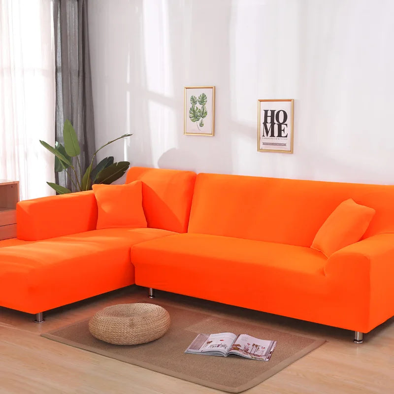 solid corner sofa covers couch slipcovers elastica material sofa skin protector for pets chaselong cover L shape sofa armchair