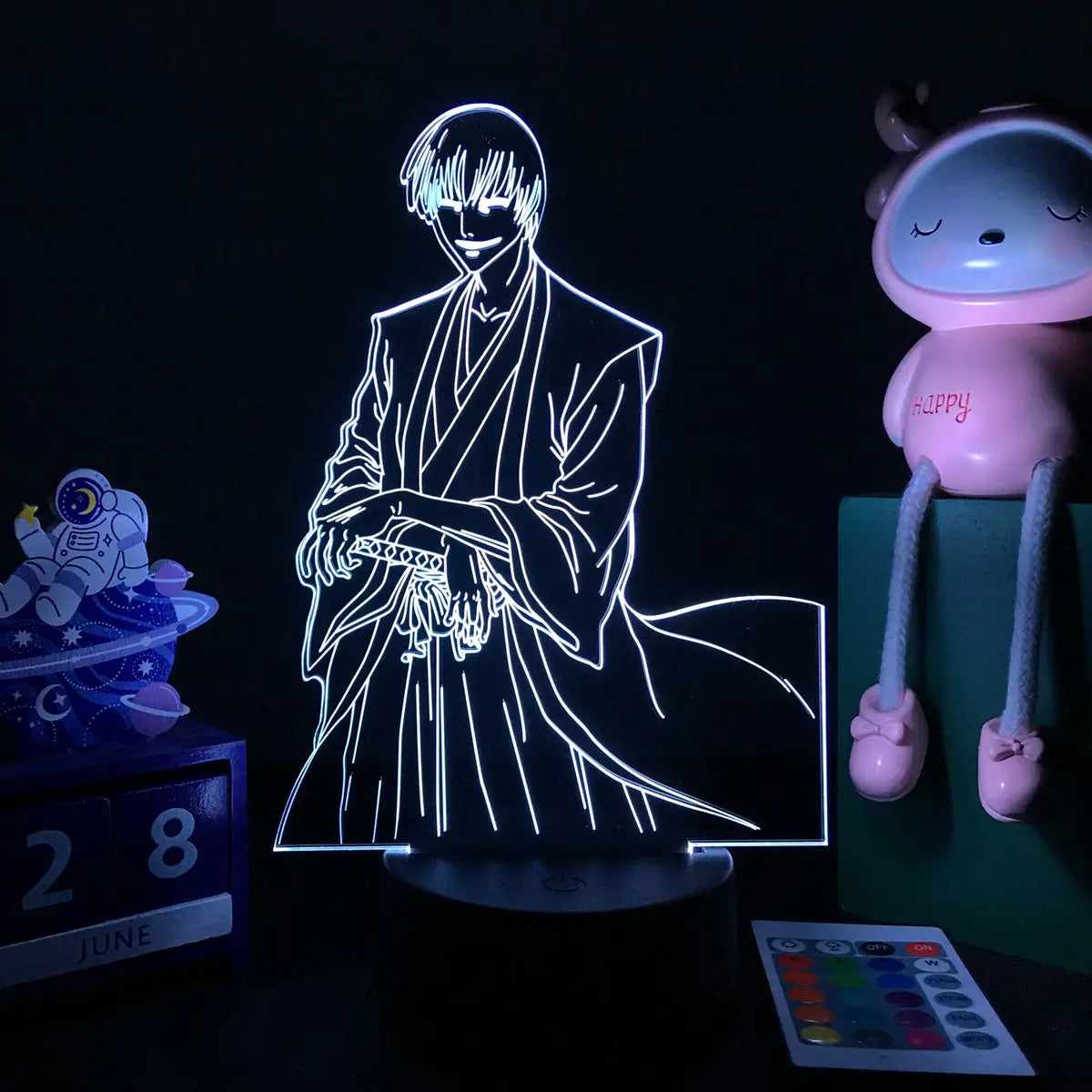 Bleach Ichigo Kurosaki LED Night Light – 3D Acrylic