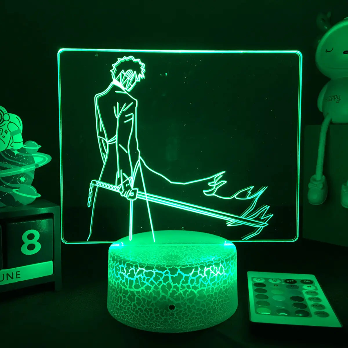 Bleach Ichigo Kurosaki LED Night Light – 3D Acrylic