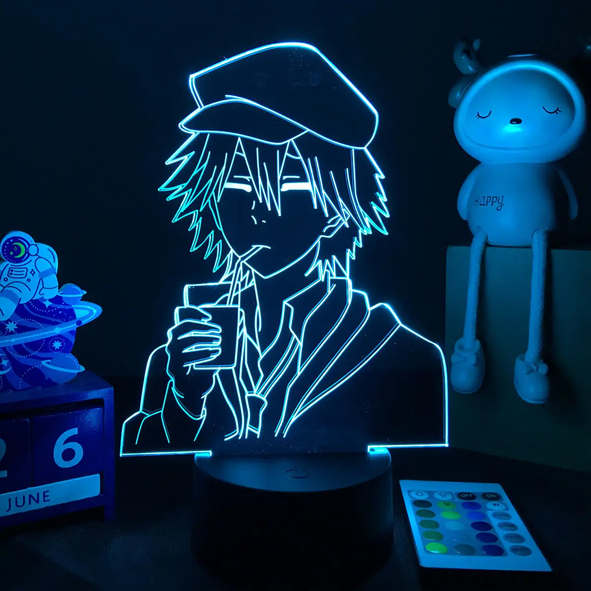 Bungo Stray Dogs Ranpo LED Night Light – 3D Acrylic