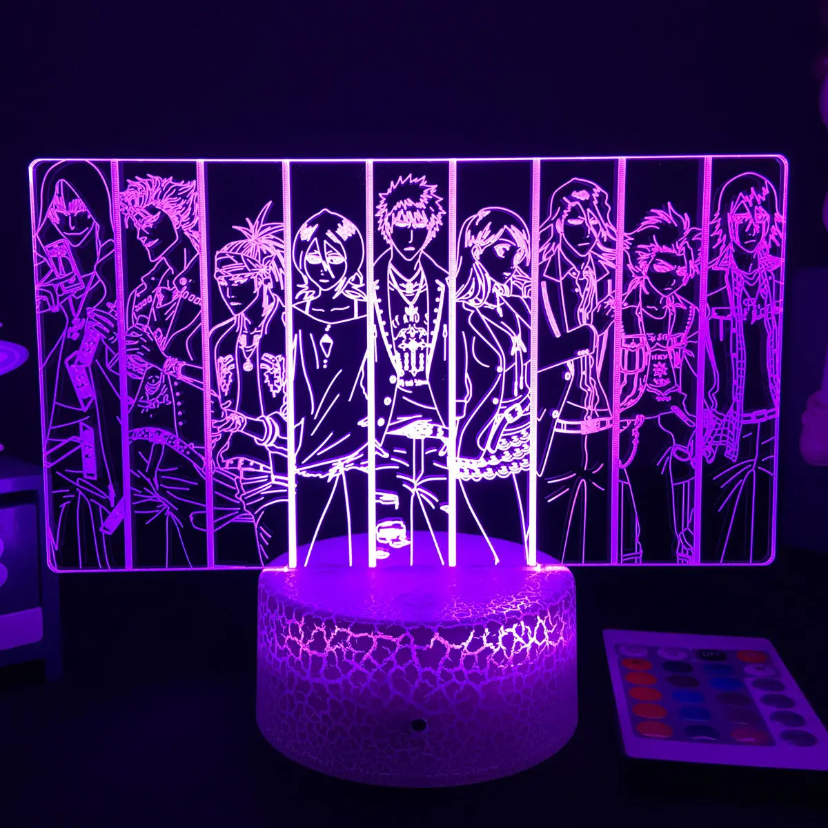 Bleach Ichigo Kurosaki LED Night Light – 3D Acrylic