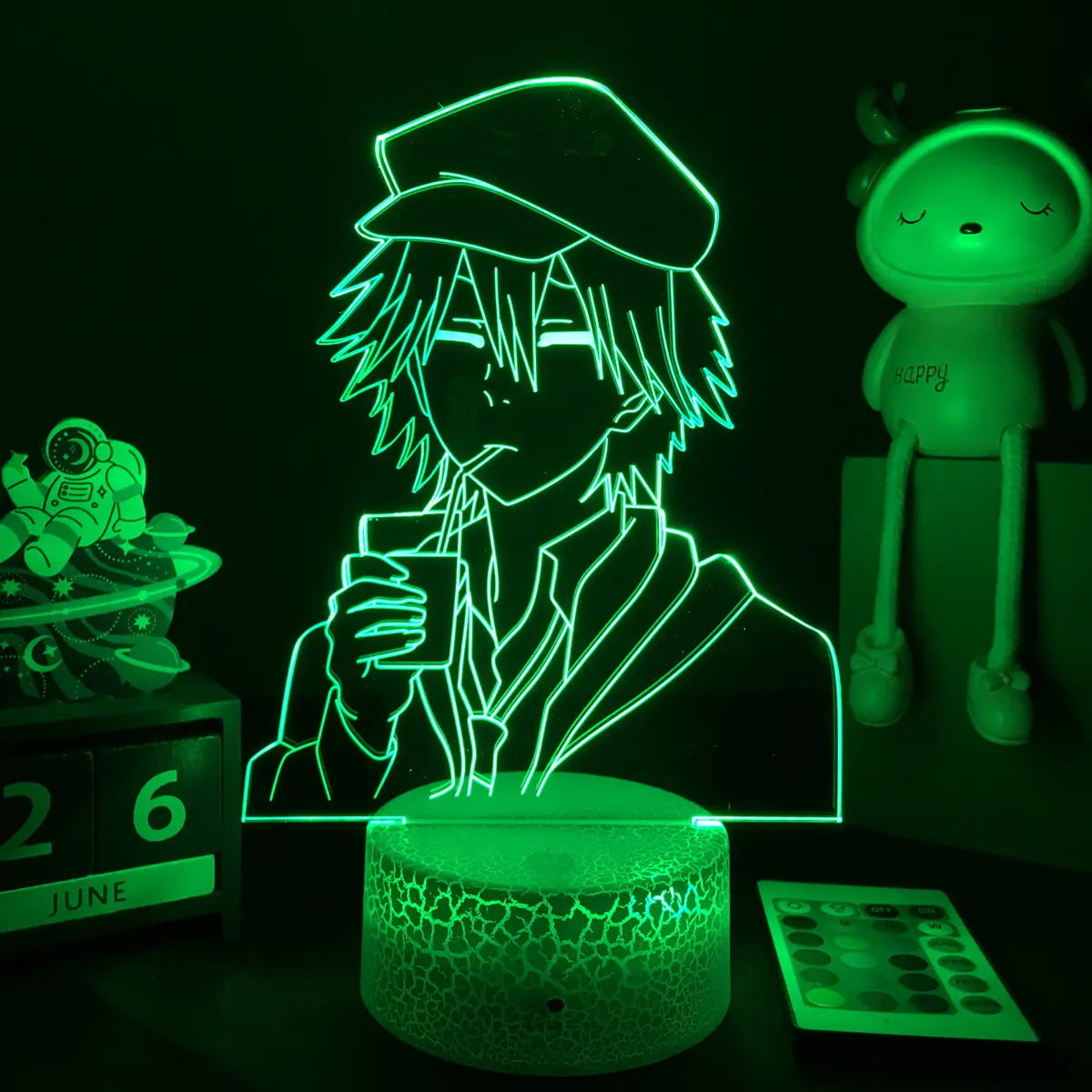 Bungo Stray Dogs Ranpo LED Night Light – 3D Acrylic