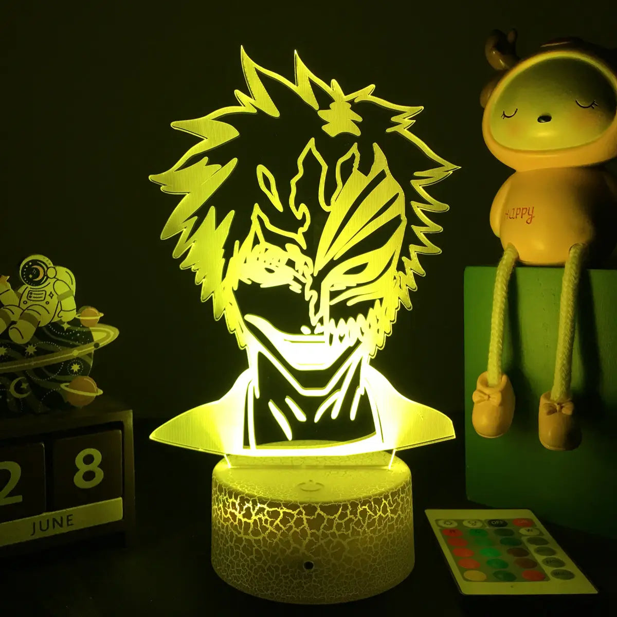Bleach Ichigo Kurosaki LED Night Light – 3D Acrylic