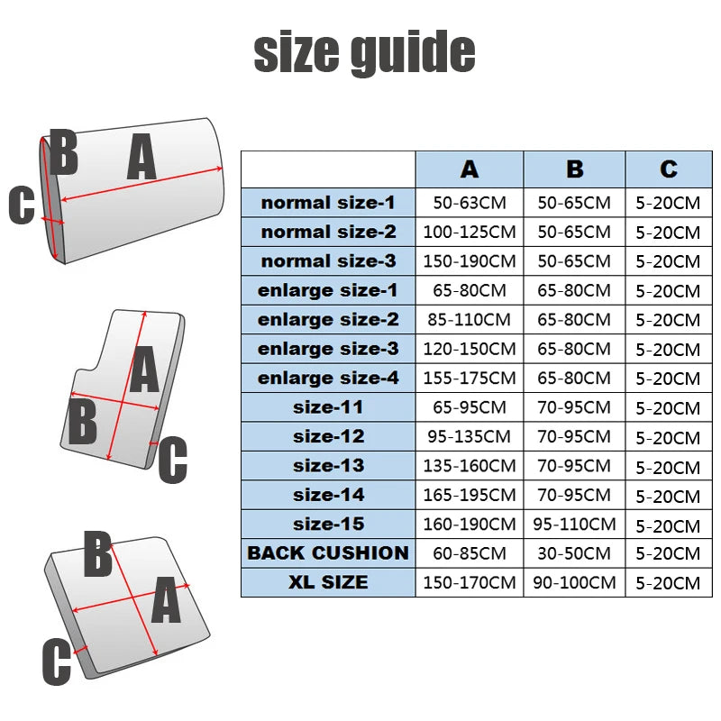 easy clean waterproof PU funiture protector solid sofa cover Corner sofa seat slipcover elastic stretch couch cover