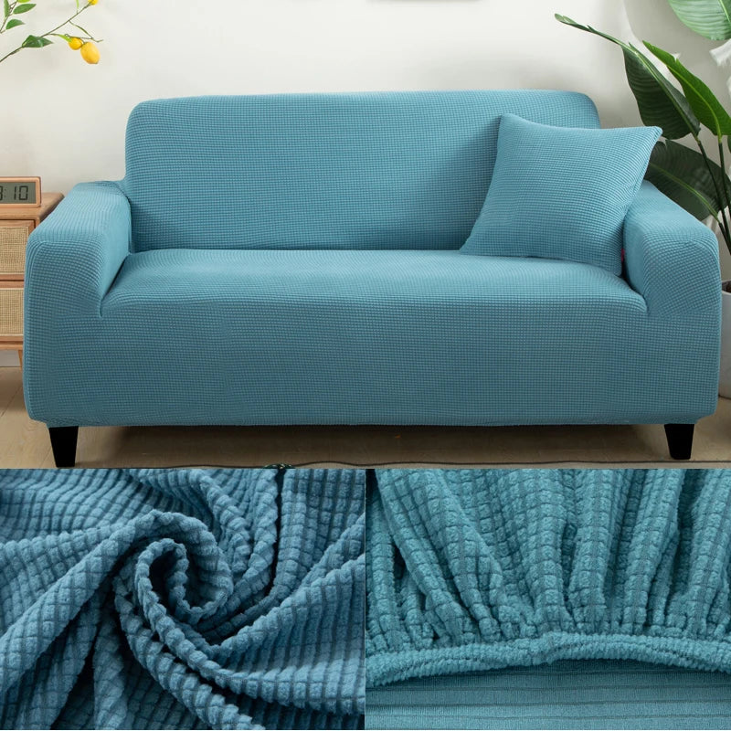 thick sofa protector Jacquard solid printed sofa covers for living room couch cover corner sofa slipcover L shape