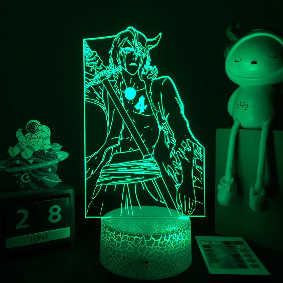 Bleach Ichigo Kurosaki LED Night Light – 3D Acrylic