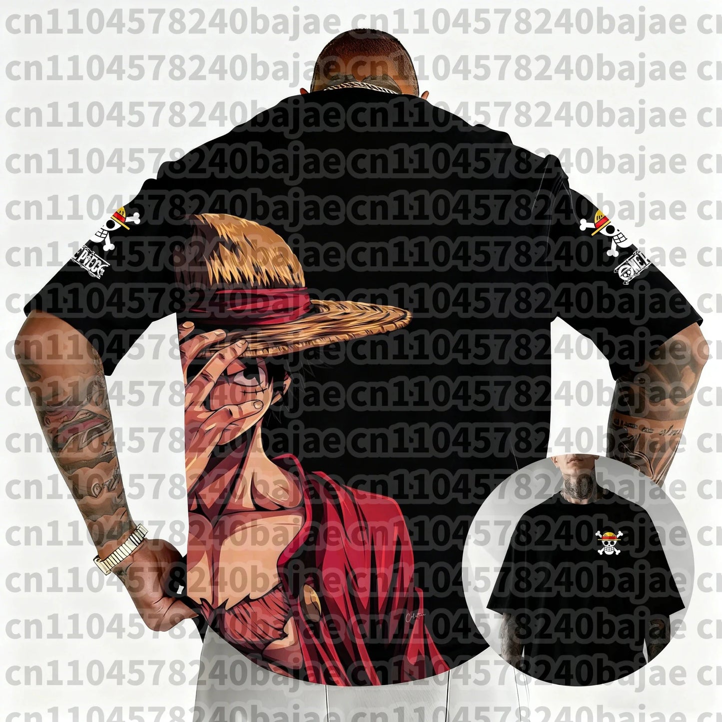 One Piece Japanese Anime Printed Men's T-Shirt Roronoa Zoro Boy Children's Harajuku Short Sleeve Kids Luffy T-shirt Clothing