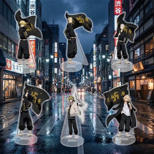 Acrylic Stand Anime Tokyo Revengers Sano Manjirou Hanagaki Takekichi Creative Decor In Stock Ready to Ship
