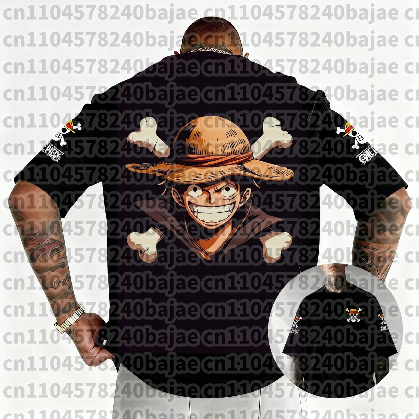 One Piece Japanese Anime Printed Men's T-Shirt Roronoa Zoro Boy Children's Harajuku Short Sleeve Kids Luffy T-shirt Clothing
