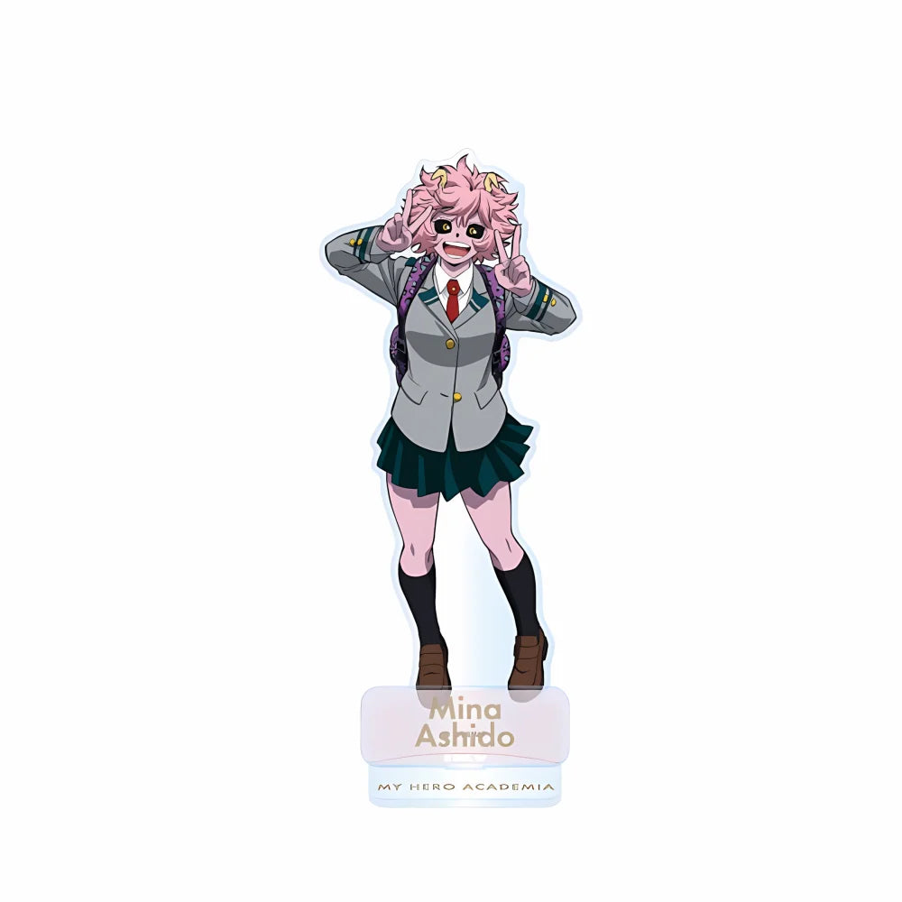 Anime My Hero Academia Acrylic Standee Keychain Izuku Midoriya School Uniform Ver Cartoon Figure Desktop Decor Fans Gift