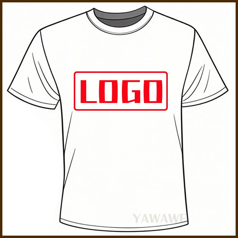 For man Text here Fashionable summer t shirt Custom Design Here Short Sleeve Daily Wear Tailor-made Oneck Rock tees Personalized