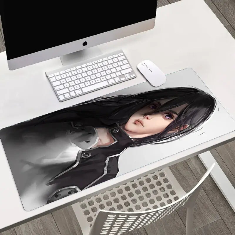 Anime Sword Art Online SAO HD Printing Mousepad Computer Lock Edge Keyboard Mat PC Desk Pad Large Mouse Pad Gaming