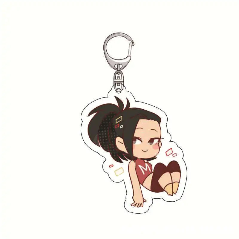 My Hero Academia Anime Cartoon Keychain Acrylic Charm Izuku Midoriya Shoto Todoroki Pendant Accessories Official Merchandise