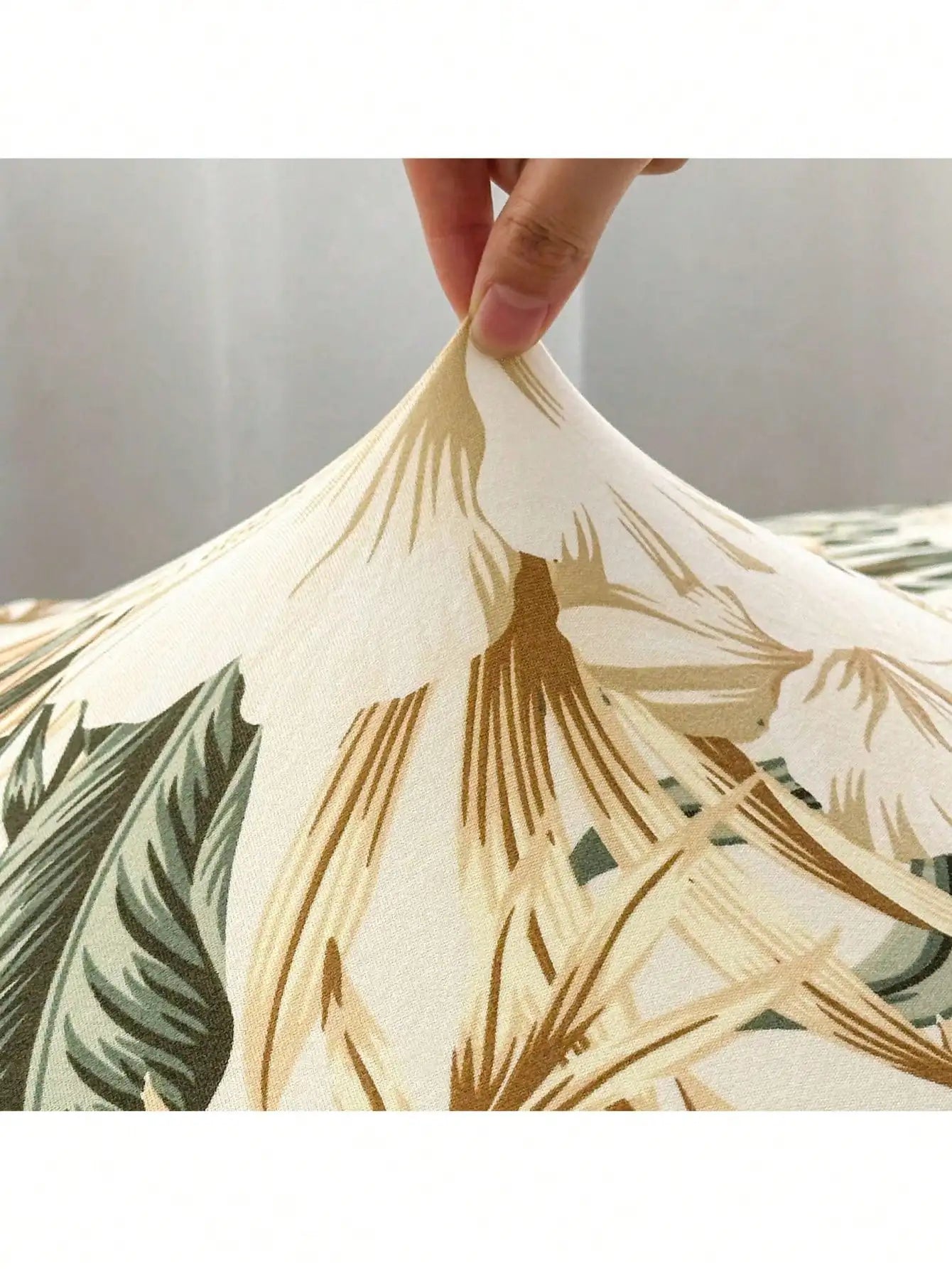 Outdoor Tropical Print Sofa Cushion Covers - Non-Slip Furniture Protectors, Replacement for Individual Seat Cushions