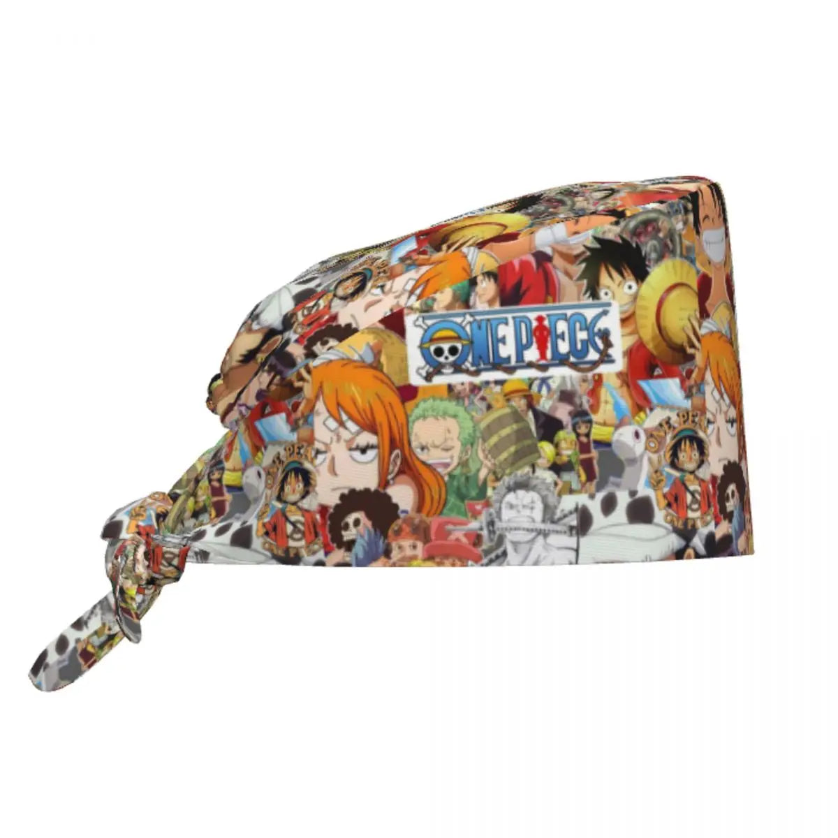 Custom Anime One P-Pieces Scrubs Cap Surgical Hats Men Women Operating Room Cap Nursing Cap Lab Works Hat