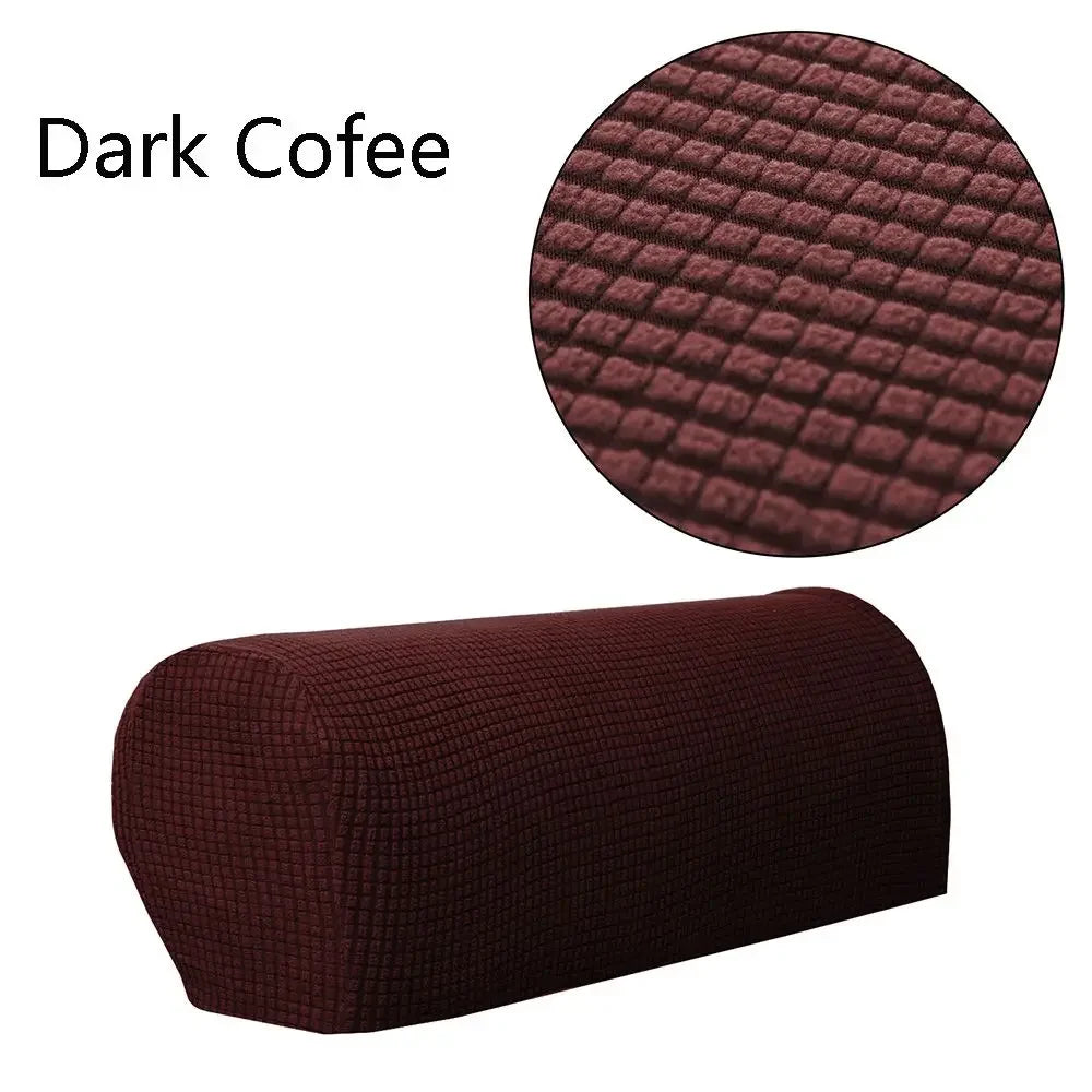 2PCS/SET Sofa Armrest Covers Fleece Premium Armrest Covers Stretchy Chair Sofa Couch Arm Protector Stretch to Fit