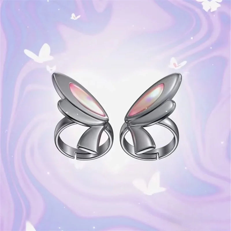 2025 New VALORANT Clove Adjustable Ring Set Anime Game Secondary Derivative Cosplay Accessory Collectible Toy Gift In Stock